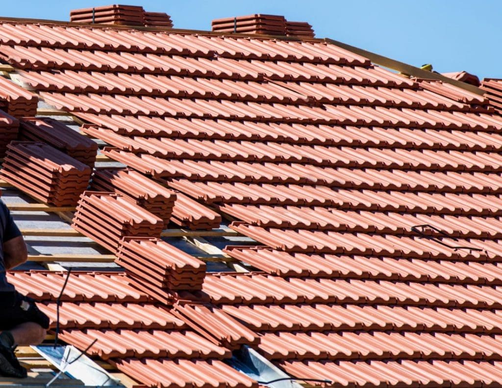 clay tile roof installation