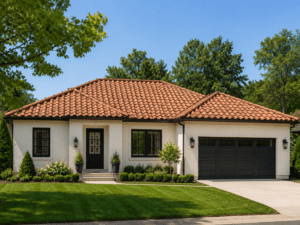 Synthetic Barrel Tile Roof Installed St. Louis MO